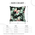 thumbnail image 4 of ZNDUO Square Home Decorative Throw Pillows, Corduroy Vintage Floral Butterfly pattern Couch Pillows, Throw Pillows for Bed, 18"x18", 4 of 8