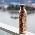 thumbnail image 4 of SAI DECORATIVE Hammered Copper Water Bottle 1 Liter (Pic-3), 4 of 5