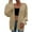 a Beige cardigans for Fashion Women, variant on Womens Cable Knit Cardigan Casual Long Sleeve Button Down Sweaters Trendy Loose Fitness Cozy Chunky Knit Coats Teen Girls Clothes Black L