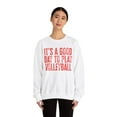 thumbnail image 4 of Volleyball Sweatshirt Gifts Crew Neck Shirt Long Sleeve Unisex, 4 of 7