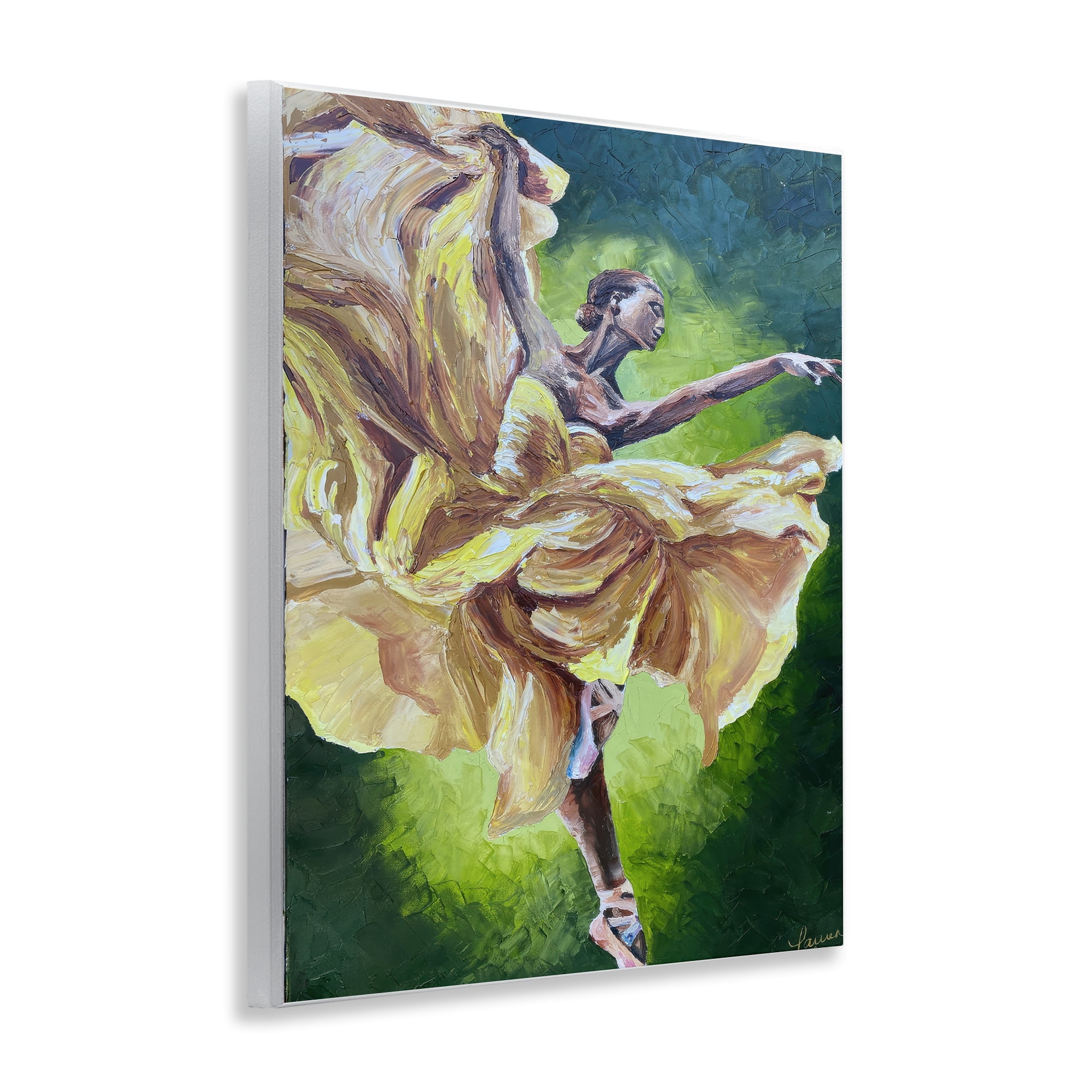 Stupell Industries Primavera Ballet Dancer Wall Plaque Art, design by Lauren Luna