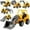 Yellow, variant on BVXEEP 6 Pcs Play Vehicles Construction Vehicle Truck Cars Toys Set Friction Powered