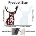 thumbnail image 6 of Deer Head Wall Hanging Resin Silicone Mold, Deer Epoxy Casting Mold for Wall Hanging Mount Home Office Decoration, DIY Crafts Door Wall Art Party Decoration, 6 of 8