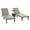 Grey+black, variant on Patio Lounge Chair, Resin Outdoor Chaise Lounge with Waterproof Design & Lightweight Frame, Premium Outdoor Lounge Chairs for Backyard, Poolside, Garden