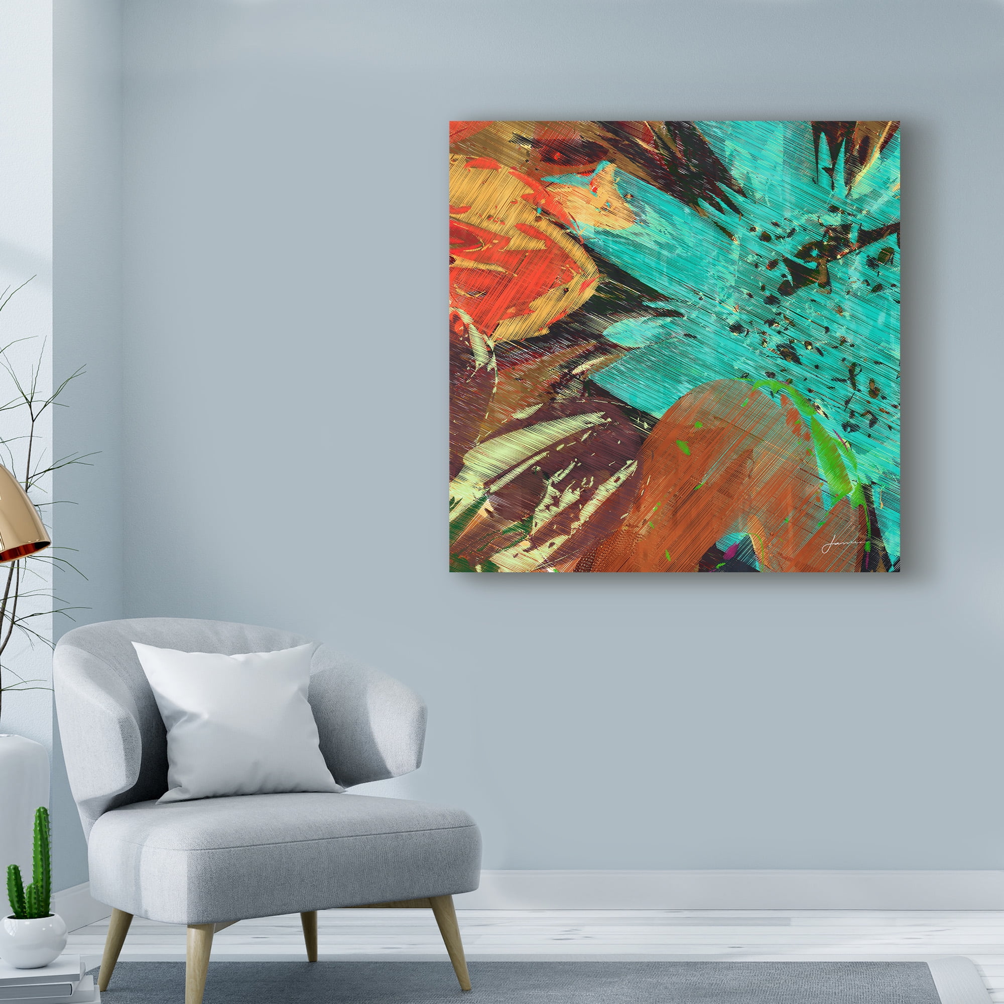 Trademark Fine Art 'Floragraph VI' Canvas Art by James Burghardt