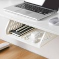 thumbnail image 3 of Under Cabinet Hanging Storage Box, Hollow Out Under Shelf Storage Box  For Bathroom, 3 of 8