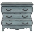 thumbnail image 4 of Coast to Coast Sherwood 39" Wide Traditional Aged Blue 3-Drawer Chest, 4 of 9