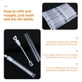 thumbnail image 5 of Minkissy 18Pcs Empty White Bubble Wands Refillable Bottles for Wedding Party Decoration, 5 of 8