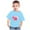 Blue#1, variant on GERsome 1 Pack Cotton T-Shirts for Girls Boys, Unisex Kids Childrens Crew Neck Cute Graphic Short Sleeve Tee, Sizes 3-10 Years