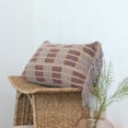thumbnail image 6 of Bloomingville Woven Recycled Cotton Blend Lumbar Pillow with Fringe, 6 of 6