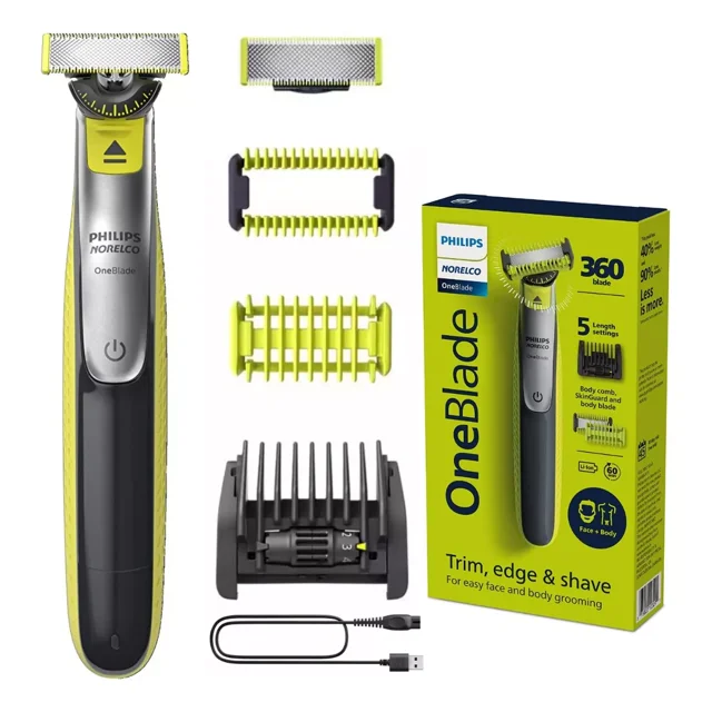 Rasuradora Philips Norelco OneBlade 360 Cara y Cuerpo