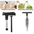 thumbnail image 2 of Juego de Herramientas para Abrir Cocos, Herramienta Segura y FáCil de Abrir para Cocos JóVenes, Kit en para Abrir Nueces de de Acero Inoxidable de Alimenticio, 2 of 5