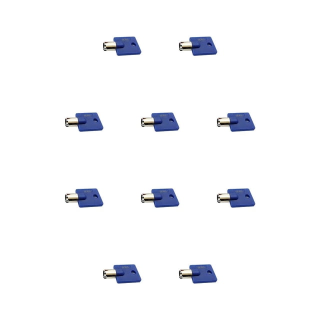 Matsuzay Máquina expendedora de cerraduras de juego de salón recreativo Universal que funciona con monedas, máquinas de muñecas con 1 llave 10piezas