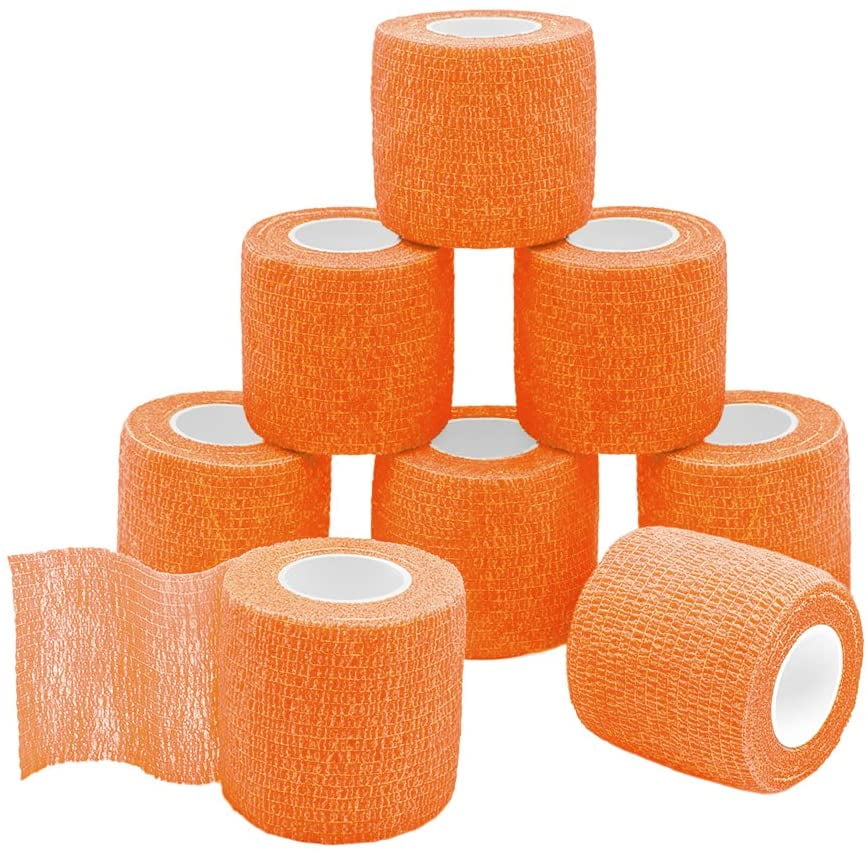 8 Rolls Selfadhesive Cohesive Bandage Adhesive Bandage Bandage