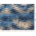 thumbnail image 6 of Unique Loom Outdoor Modern Collection Area Rug - Aztec (2' x 6' 1" Runner Blue/Ivory), 6 of 7