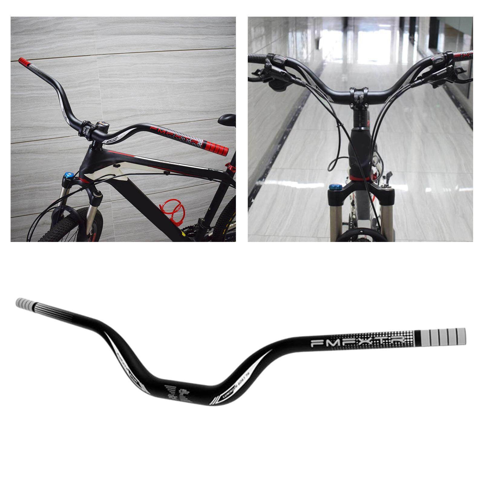 Mountain Bike Handlebar 31.8mm 720 780mm 11 Degree DH Extra Sweep Back 11 Degree Long Riser Bar Aluminum Alloy
