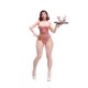 thumbnail image 3 of Figura de niña con bandeja de servir a escala 1:18, modelo en miniatura de mujer en traje de baño, accesorio para fotos, figura de diminutas., 3 of 10