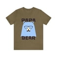 thumbnail image 2 of Papa Bear Father's day Amazing Funny Best Unisex Jersey Short Sleeve Tee, 2 of 12
