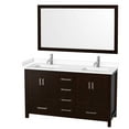 thumbnail image 2 of Wyndham Collection Wcs141460d-Vca-M58 Sheffield 60" Free Standing Double Basin Vanity Set, 2 of 6