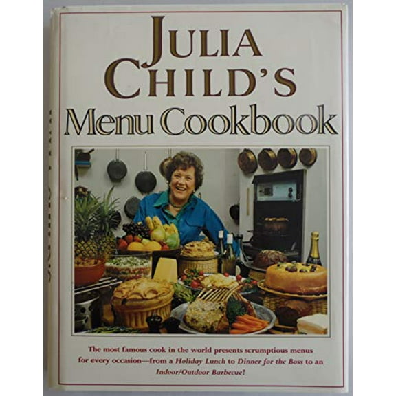 Pre-Owned Julia Child's Menu Cookbook Paperback
