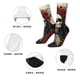 thumbnail image 5 of Balery Gothic Skull With Roses Calcetas Largas con Estampado para Hombre y Mujer – Suaves y Transpirables, Talla Única (US 5-11), 5 of 6