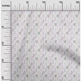 thumbnail image 2 of oneOone Cotton Cambric Purple Fabric Watercolor Floral Fabric For Sewing Printed Craft Fabric By The Yard 42 Inch Wide, 2 of 4