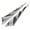 Silver, variant on Black and Silver Car Bonnet Hood Scoop Air Intake Inlet Flow Vent Decoration