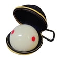thumbnail image 4 of Colaxi Balles de Queue de Billard d'Entraînement pour Piscine avec Sac de Rangement Balles de Queue de Piscine Légères avec 6 Points Rouges pour Jeux Sports Pratique Sac de Rangement Jaune, 4 of 8