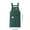 Green, variant on Yhmxh Kitchen Aprons for Cooking, Oil-proof and Waterproof Resistant Aprons with Zipper Pockets, Adjustable Aprons Bib for Men Women, Machine Washable Unisex Apron for Kitchen Crafting BBQ Drawing