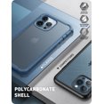thumbnail image 4 of Clayco Forza Protective Case for iPhone 13 Pro Max 6.7 inch (2021 Release), Built-in Screen Protector, Dual Layer Rugged Cover with Full-Body Soft TPU Bumper (Azure), 4 of 10