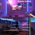thumbnail image 3 of RGB Floor Lamps for Living Room, 3600LM 36W Bright LED Standing Lamp with Remote, Modern Color Changing Tall Lamp with Stepless Dimming, 69" Corner Floor Lamp for Bedroom, Office, 3 of 7