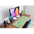 thumbnail image 6 of Cute Green Plant Floral Desk Mat Anime Frog Mouse Pad XL Kawaii Japanese Large PC Gaming Mousepads Computer Keyboard and Mouse Mat for Women Office Gamer Girl Desk Decor Desk Pad 31.5x11.8 in, 6 of 6