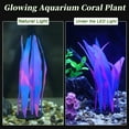 thumbnail image 5 of Unique Bargains Aquarium Glowing Kelp Plant Fluorescence Coral Decor for Aquarium Decor Blue 2pcs, 5 of 7