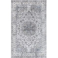 thumbnail image 2 of Momeni KARACKAR-7GRY3656 3 ft. 6 in. x 5 ft. 6 in. Karachi Machine Made Traditional Rectangle Area Rug, Grey, 2 of 4