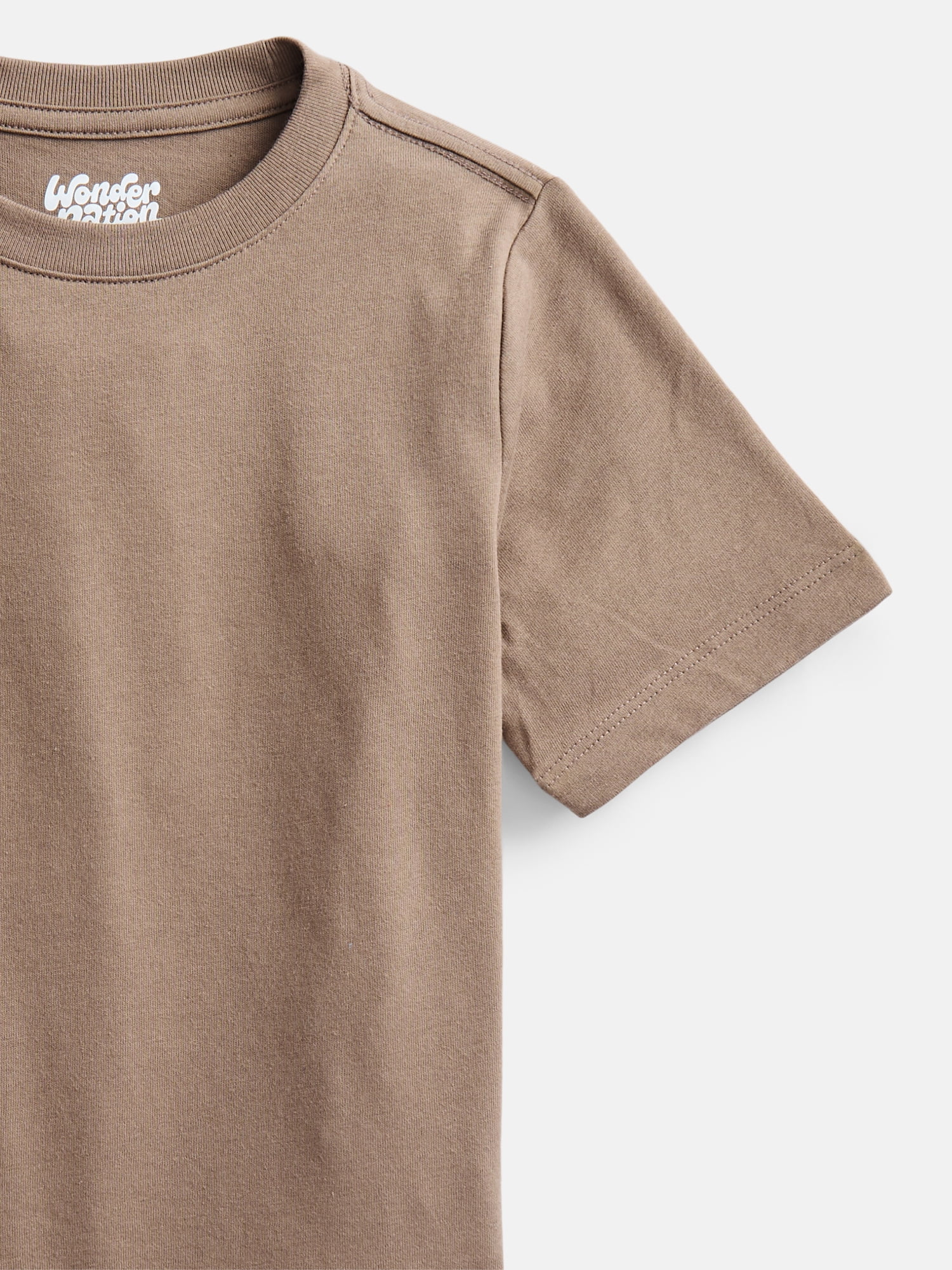 Wonder Nation Boys' Kid Tough Tee with Short Sleeves, Sizes XS-XXL & Husky