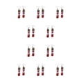 thumbnail image 1 of Minnieouse 1 par de pendientes de gota para mujer, colgante de botellas de cristal, elegante, delicado, suministros de joyería para oreja, Rojo 10piezas, 1 of 6