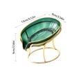 thumbnail image 3 of Transparent Simples Soap Box Lron Shelf Draining Soap Holders Household Soap Box, 3 of 6