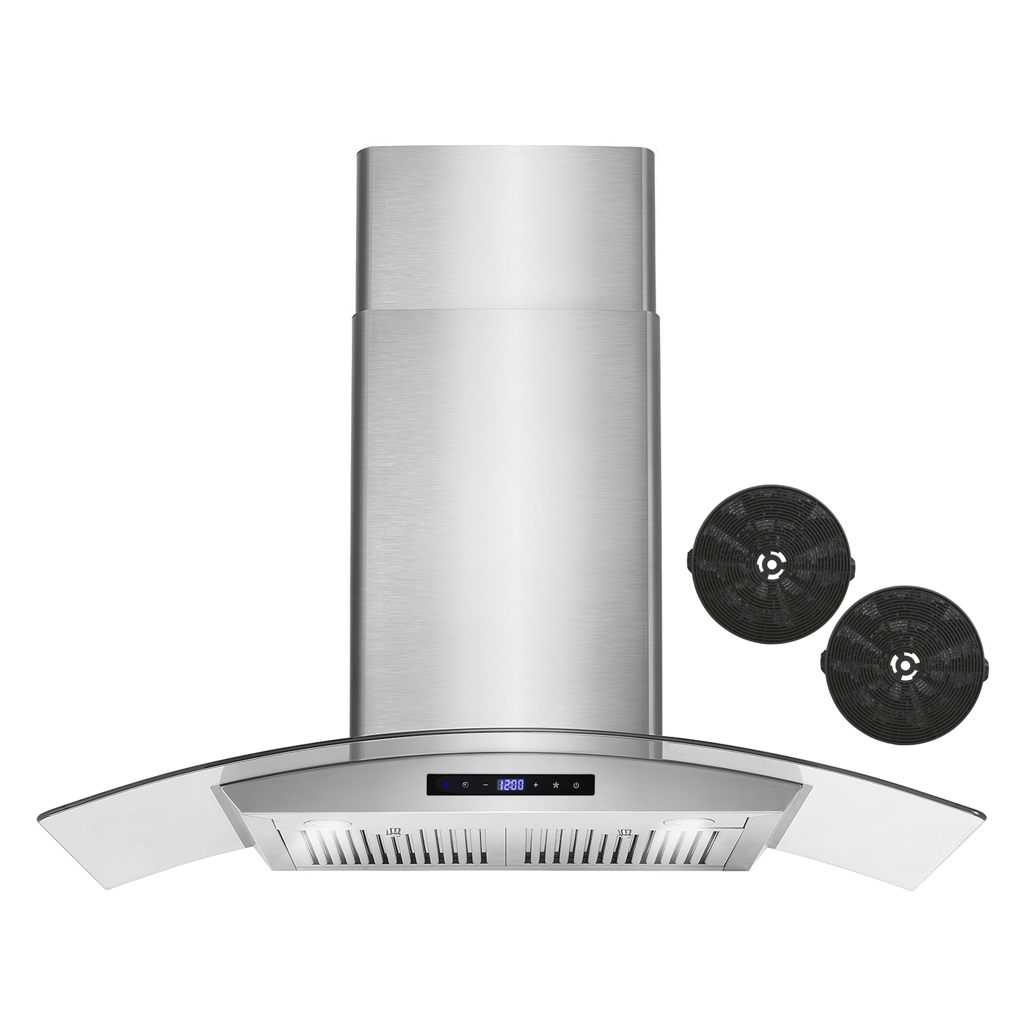 Cosmo 30 in. Ductless Wall Mount Range Hood in Stainless Steel