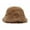 Dark Khaki, variant on Eosunjian Thickened Plush Basin Hat Winter Basin Hat Solid Color Thickened Soft Plush Warm Bucket Hat Windproof Outdoor Fisherman Hat for Women Lightweight