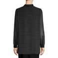thumbnail image 2 of Anne Klein Womens Polka Dot Long Sleeves Blouse, 2 of 2