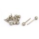 thumbnail image 1 of Puntas de molienda montadas en forma de bola con cabeza de diamante de 10 mm de diámetro y vástago de 3 mm, 10 piezas, 1 of 3