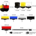 thumbnail image 3 of 27 Piece Drill Brush Attachment Set, Power Scrubber Drill Brush Kit, Scrub Drill Brush Set With Extend Long Attachment, Scrubbing Pads Cleaning Kit For Tile Sealants, Bathtub, Sinks, Floor, Wheels, 3 of 7