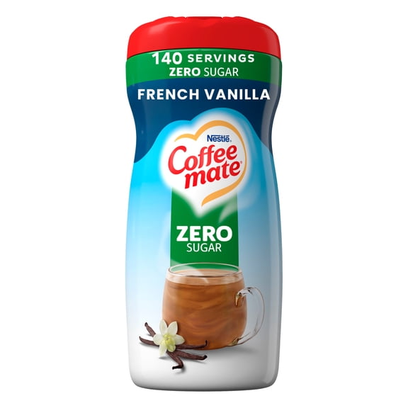 Coffee mate French Vanilla Zero Sugar Powder Coffee Creamer, 10.2 oz