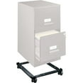 thumbnail image 3 of Lorell Commercial File Caddy 400 lb Capacity - 4 Casters - Steel - x 16.6" Width x 4" Depth x 11.4" Height - Black - 1 Each, File Cabinet, Adjustable, 3 of 7