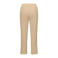 thumbnail image 5 of GAQLIVE Elastic Drawstring High Waisted Straight Pants (Women 3XL), 5 of 5