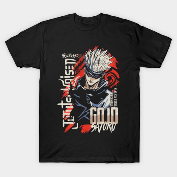 Jujutsu-Kaisen Gojo Satoru T-Shirt Sizes S-5Xl GooGate
