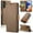 Brown, variant on Mantto Wallet Case for Samsung Galaxy S25 Plus with [RFID Blocking], Card Slots Holder Retro PU Leather Flip Kickstand Full Body Shockproof Cover for Samsung Galaxy S25 Plus, Blue