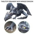 thumbnail image 2 of Dragon Statue Garden Reison Dragon Sculpture Vintage Flying Combat Dragon, 2 of 10