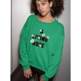 thumbnail image 2 of A Living Hope Daisies Sweatshirt Women -Image by Shutterstock, Female 3X-Large, 2 of 4