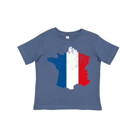 

Inktastic French Map Flag Gift Toddler Boy or Toddler Girl T-Shirt